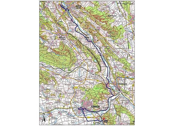 Einbeck Alfeld Route