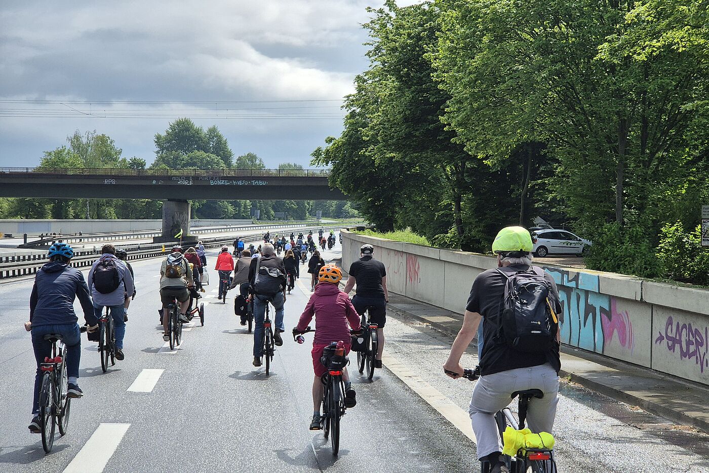 Messeschnellweg vorm Seelhorster Kreuz