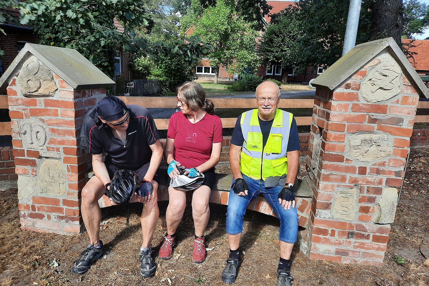 Drei Radler auf der Weltbank