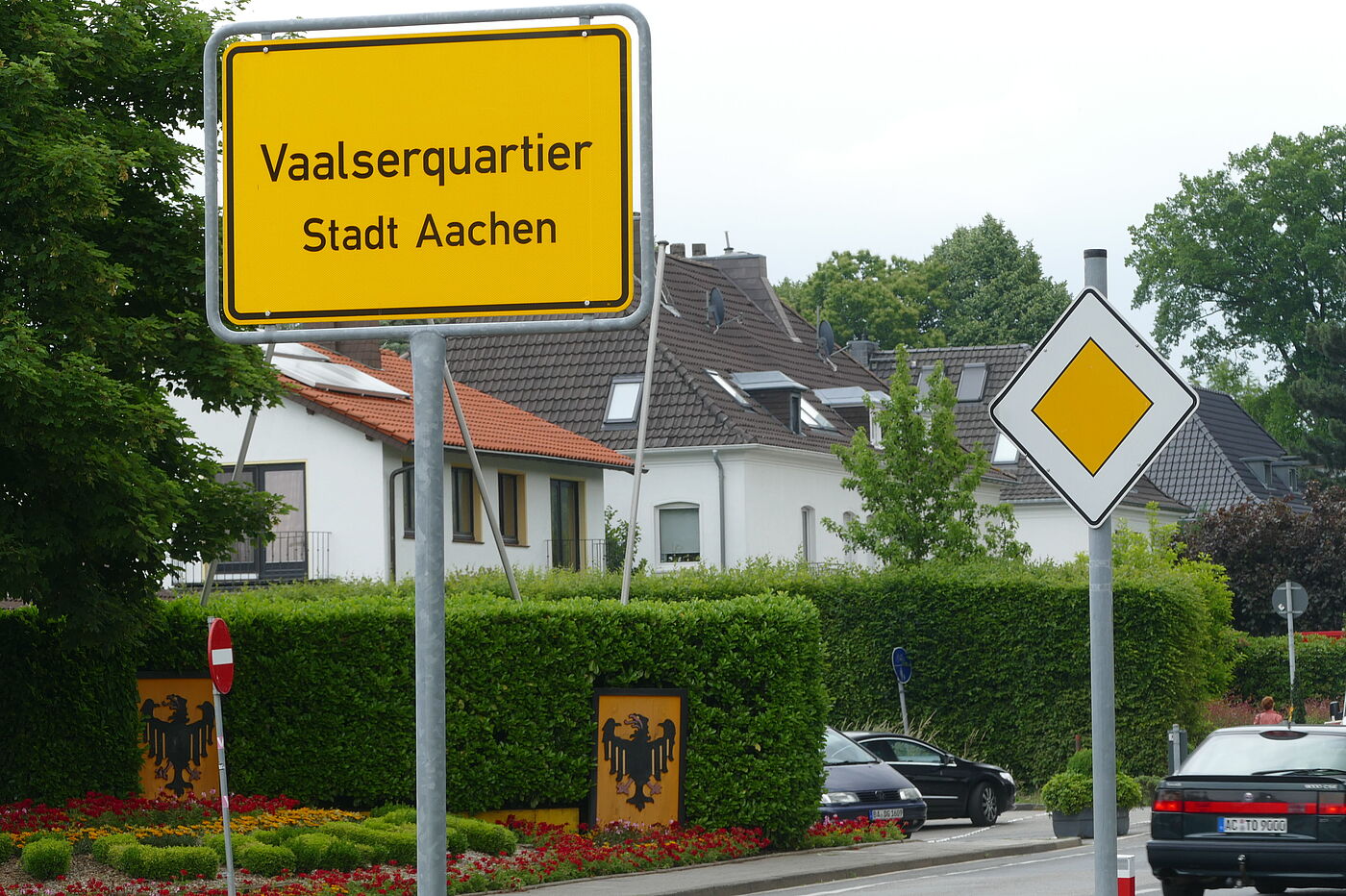 Grenze Belgien Deutschland bei Aachen