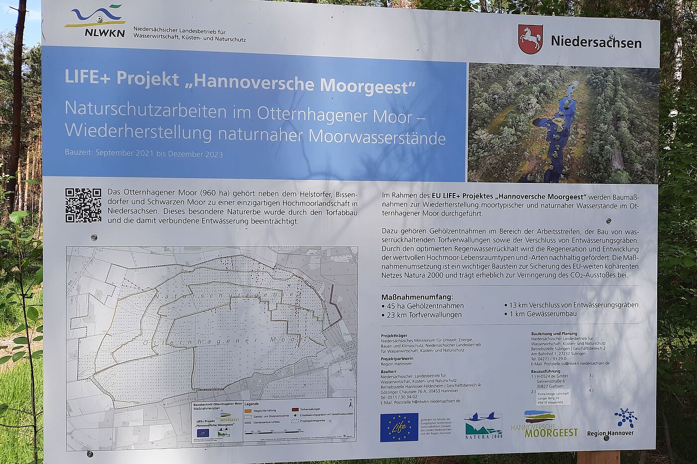 Otternhagener Moor Infotafel