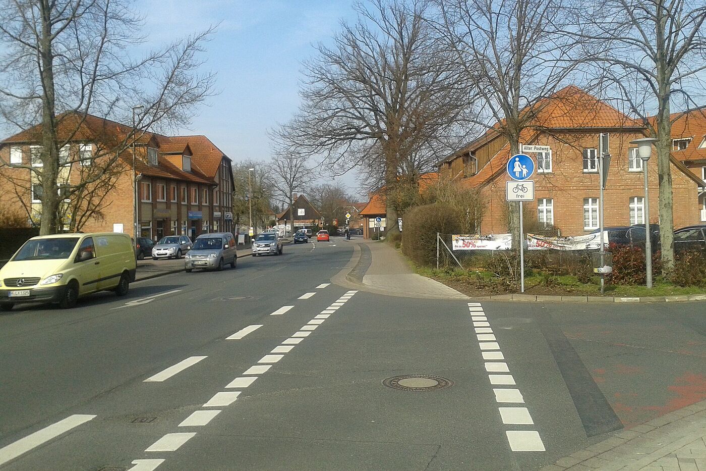 Einmündung Postweg alt 2