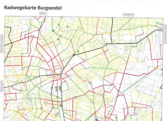 Radwegekarte Burgwedel