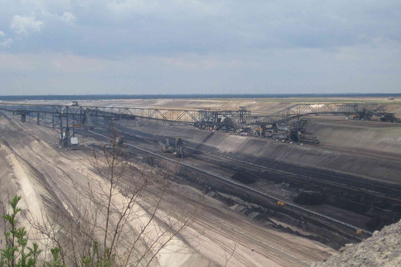 Lausitzer Tagebau bei Forst