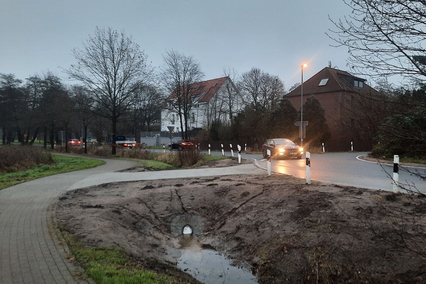 Kreisel - Anschluss nach Fuhrberg
