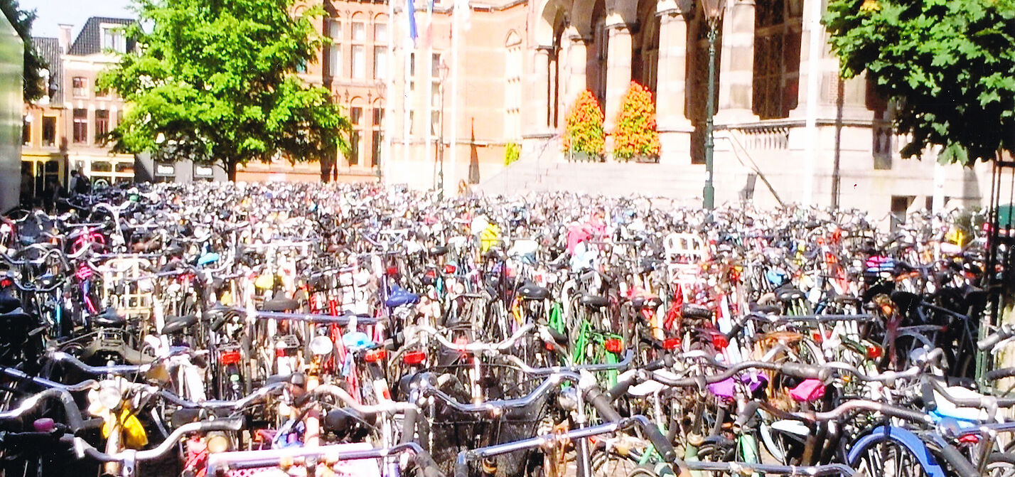 Fahrradparken in Groningen