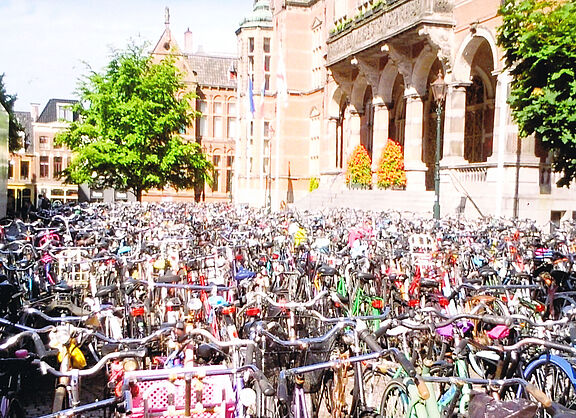 Fahrradparken in Groningen