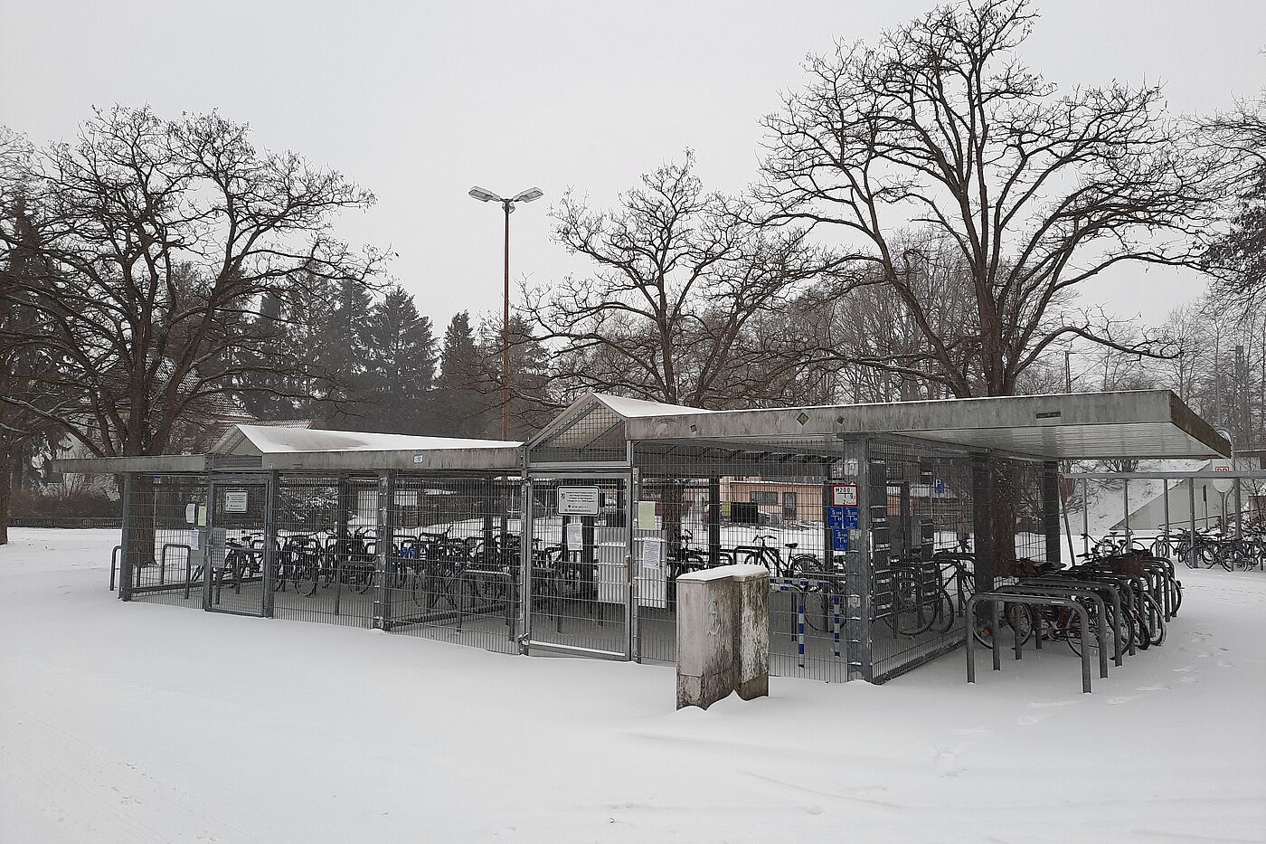 Die alte Box im Winter