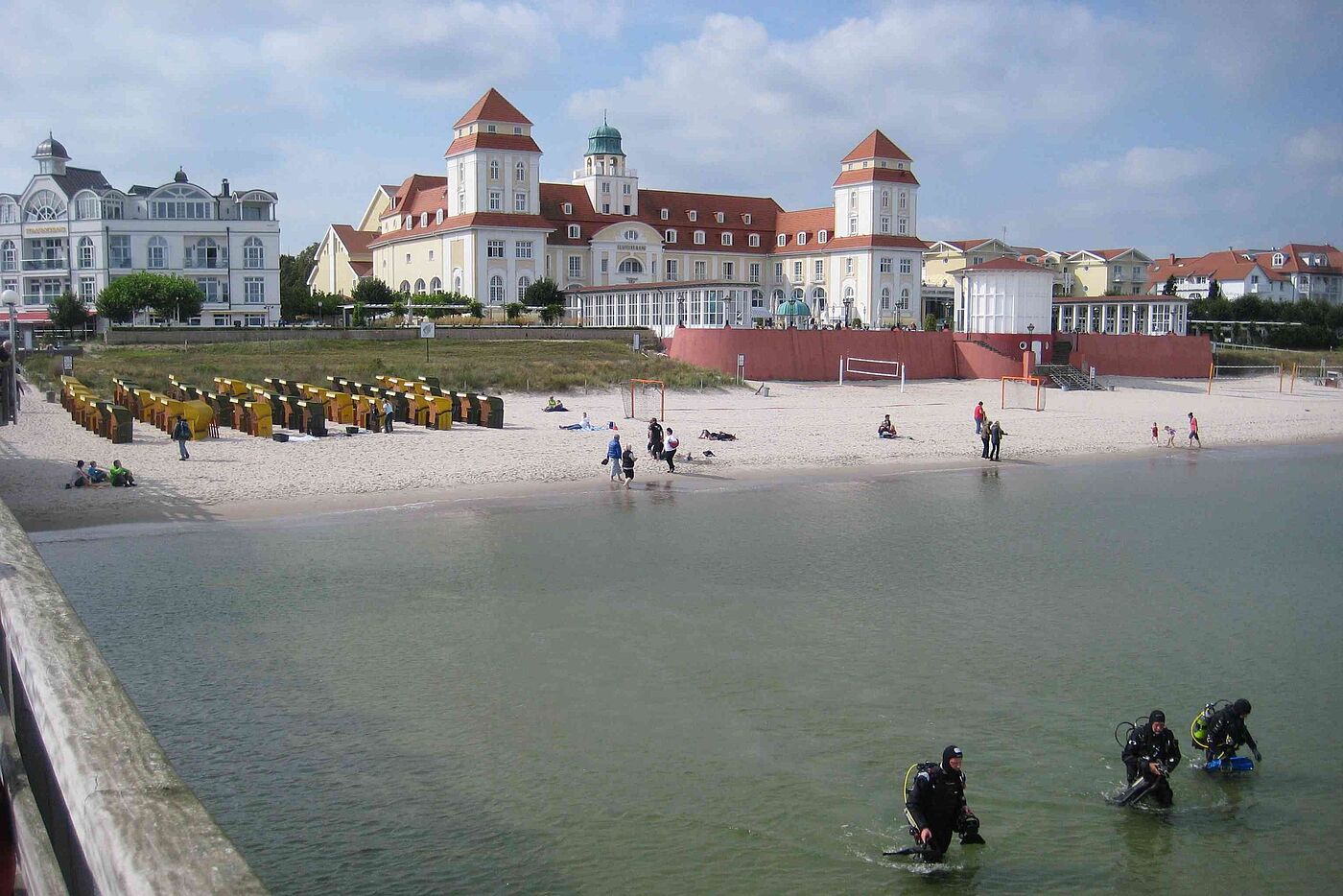 Binz/Rügen von der Landungsbrücke