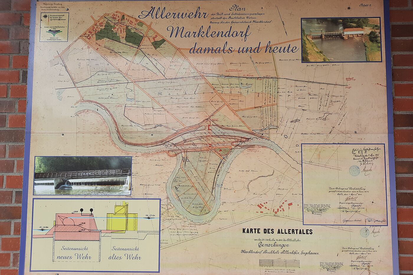 Marklendorf historische Karte