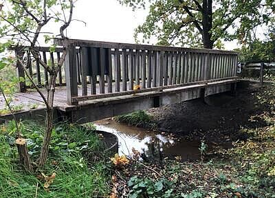 Fuß-Radweg-Brücke über die Edder