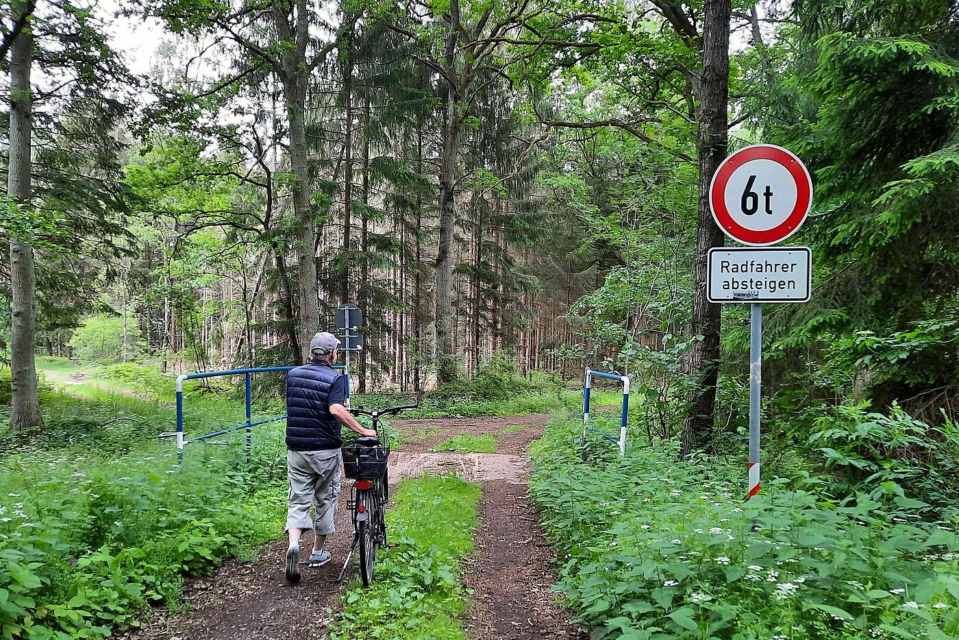 Brücke nur für schlanke Fahrer