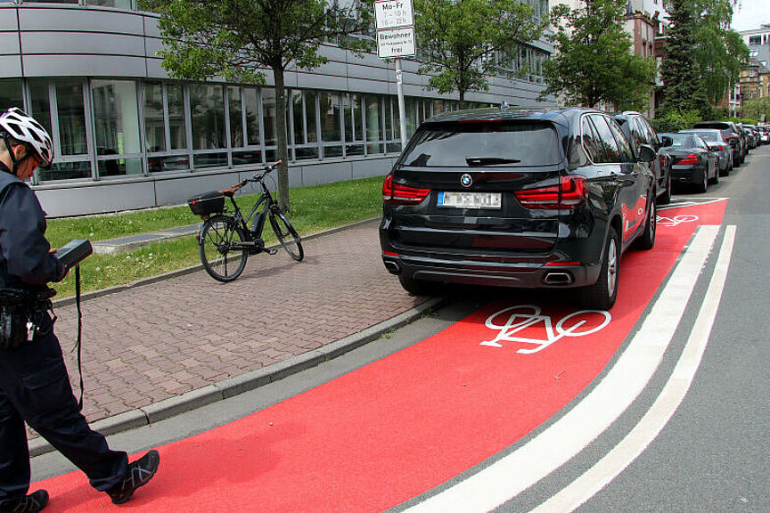 Verkehrskontrolle Falschparker Verkehrskontrolle Falschparker