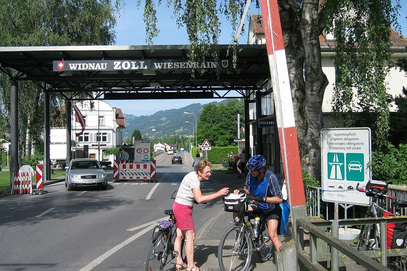 Grenzübergang Schweiz Österreich