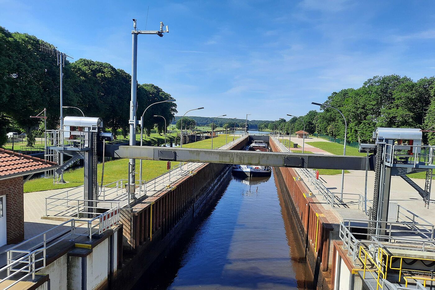 Schleuse am Dortmund-Ems-Kanal