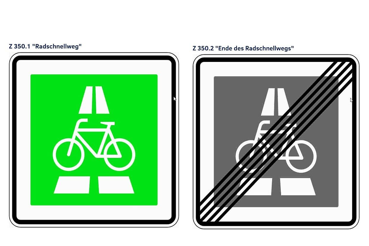 Radschnellweg AnfangI Ende