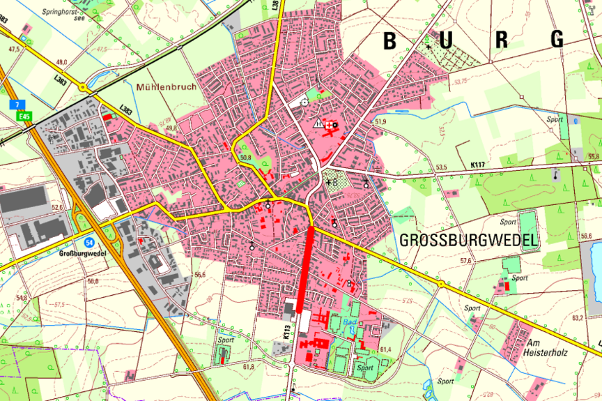 Hannov.Str. - Sperrung 11/25 - Karte Hannov.Str. - Sperrung 11/25 - Karte