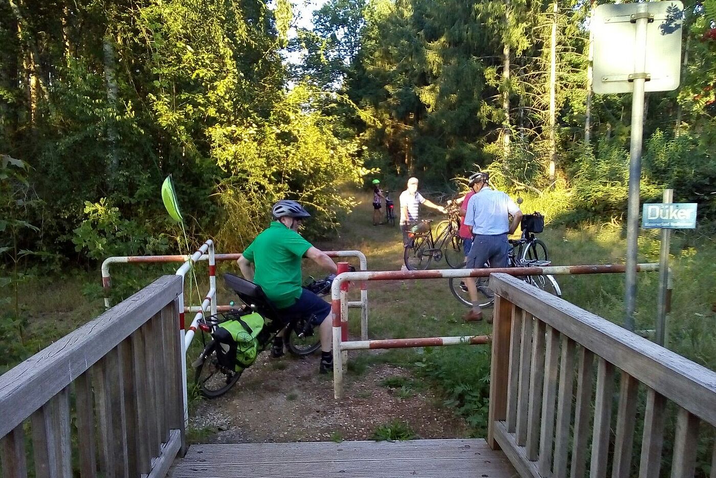 Drängelbrücke im Meitzer Busch