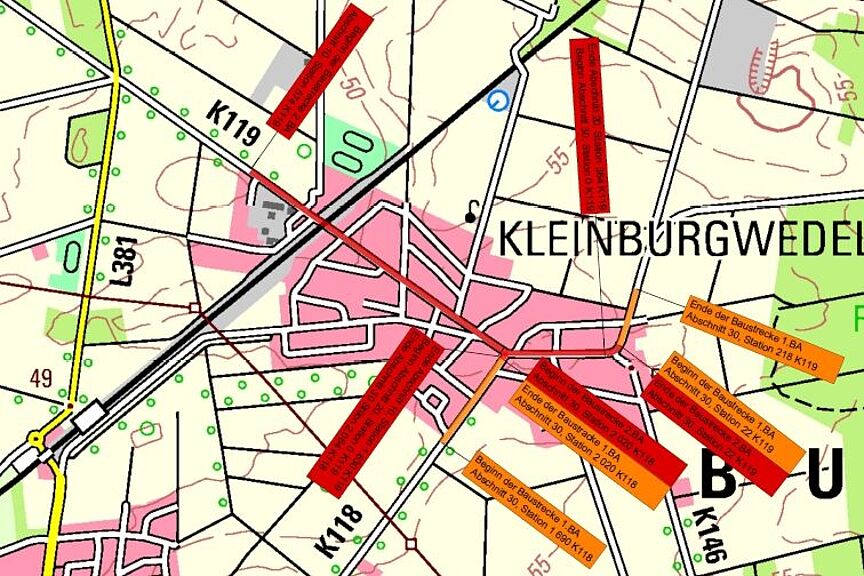 OD Kleinburgwedel Übersichtsplan OD Kleinburgwedel Übersichtsplan