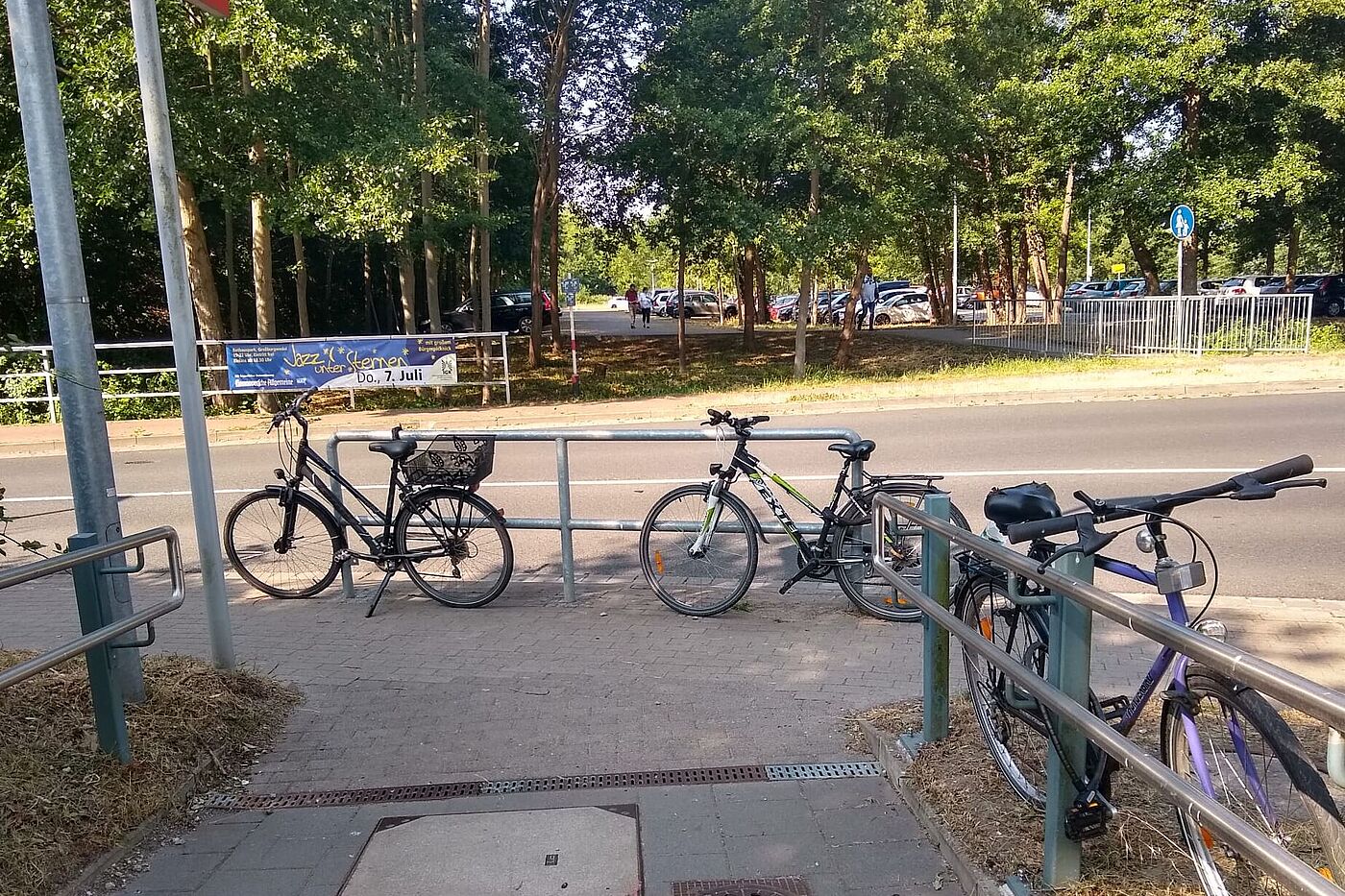 'Illegales' Abstellen an der Rampe