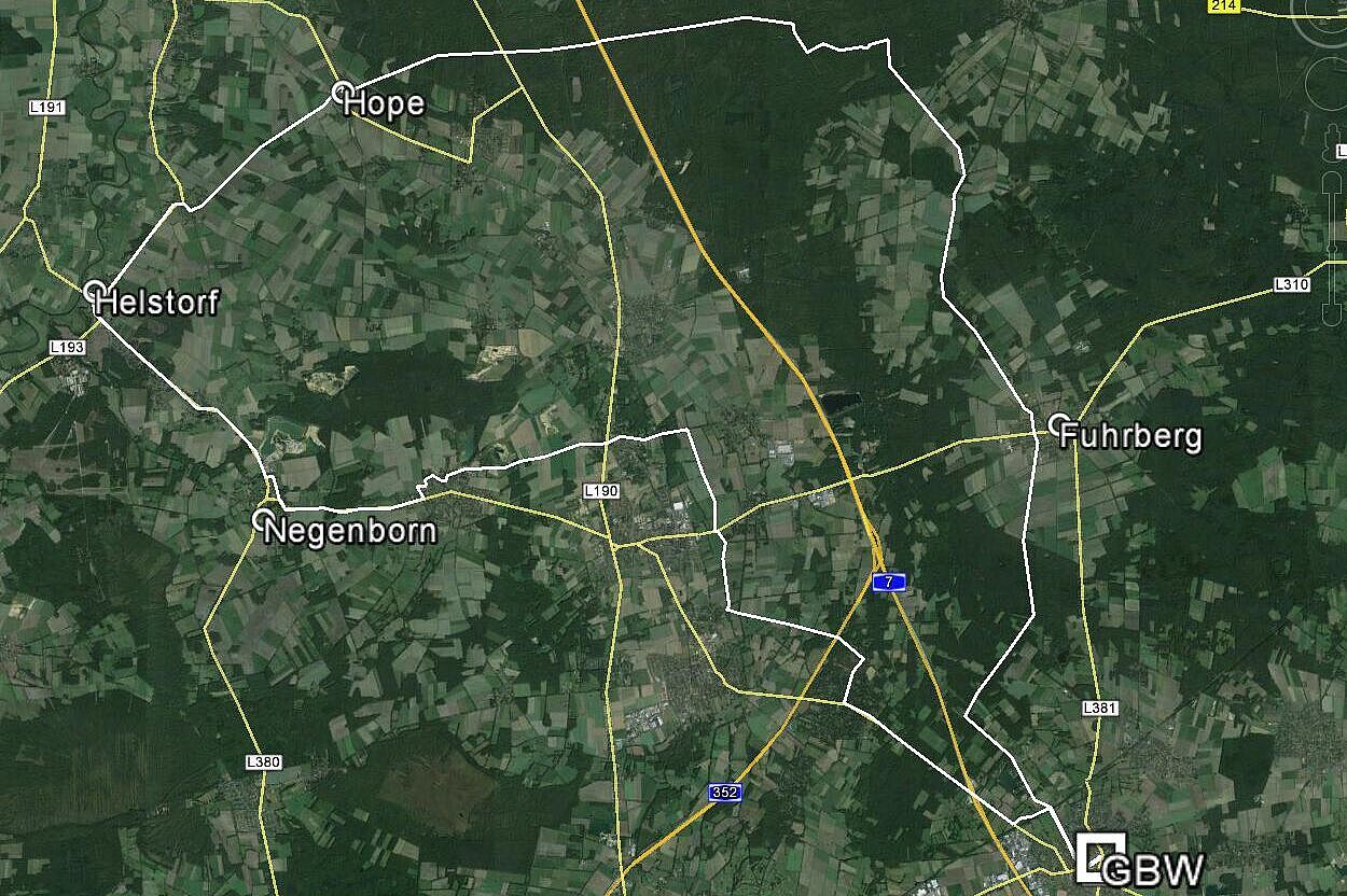 Helstorf Route 2 Luftbild