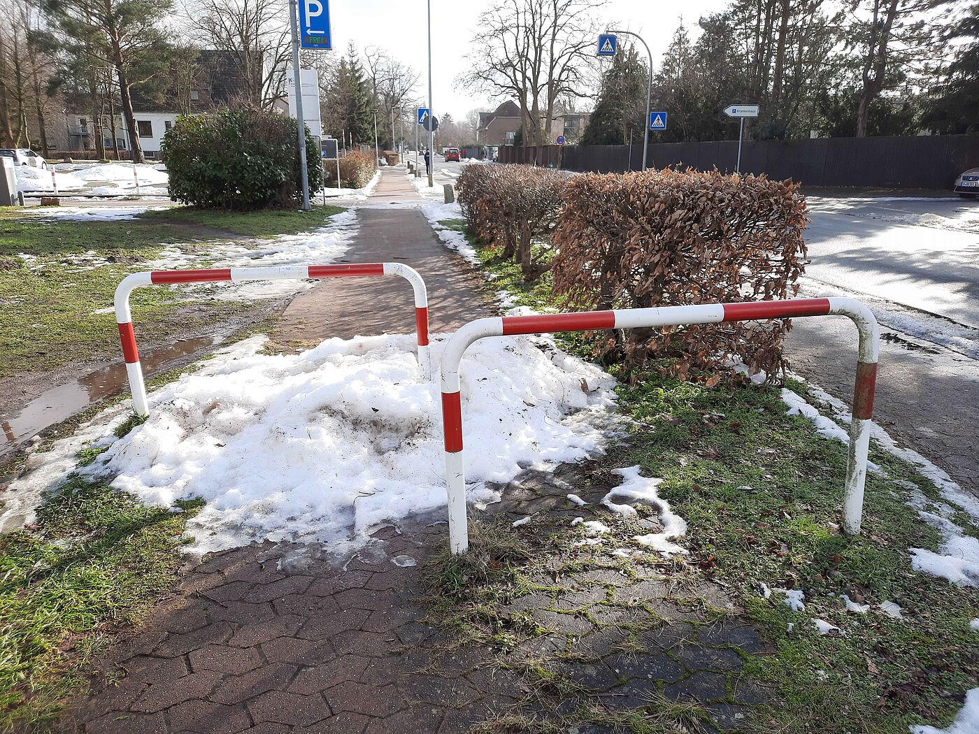 Schikane im Winter 2