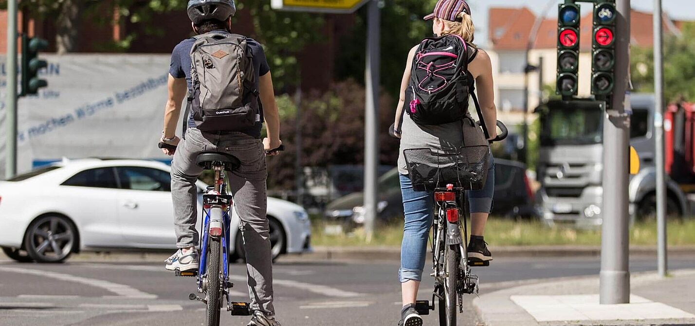 Fahrradfahren im täglichen Verkehr